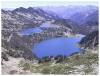 Les lacs d'Aumar et d'Aubert, au Pied du N&eacute;ouvielle